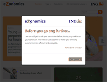 Tablet Screenshot of ezonomics.com